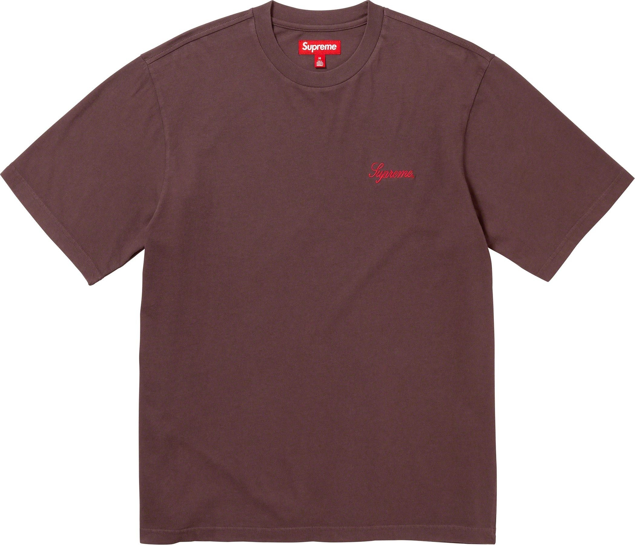 Washed Script S/S Top view 21